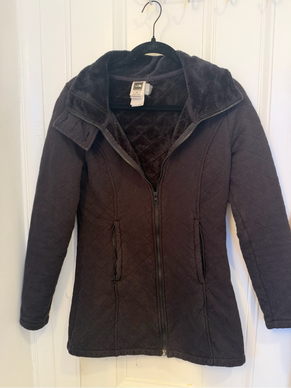 The North Face Caroluna Quilted Jacket Black S Women’s Fleece Lined